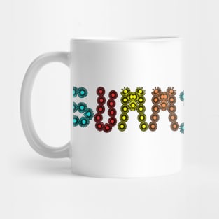 summer flower multicolour Mug